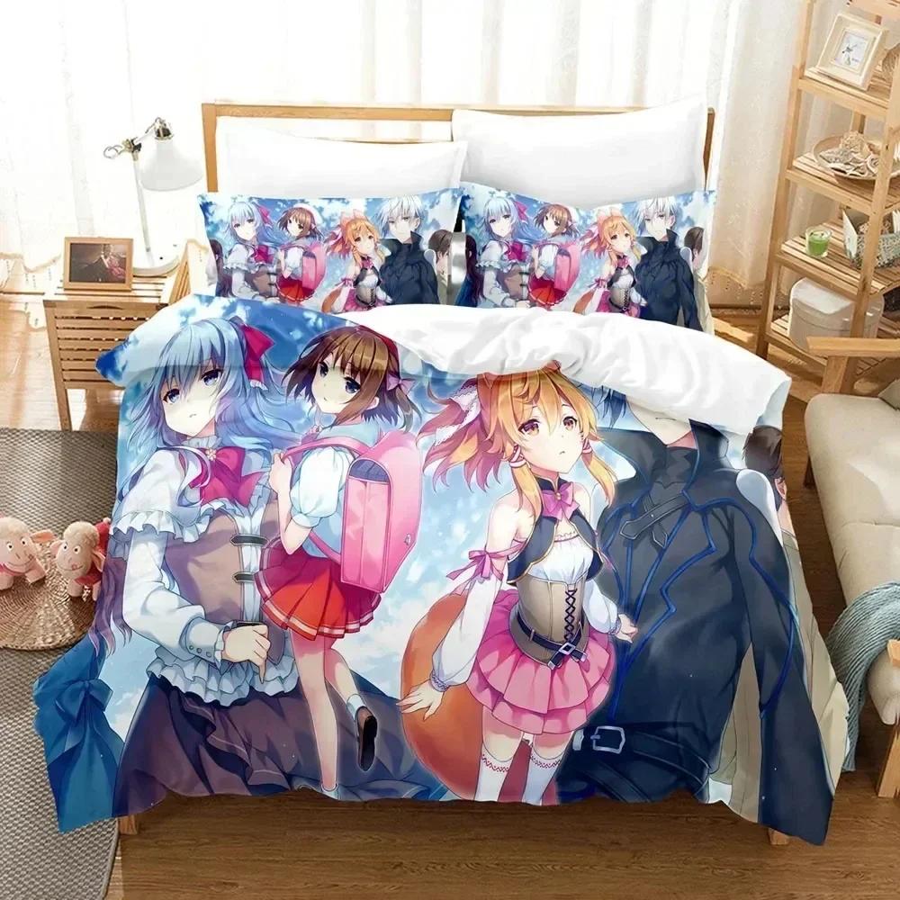 Аниме Seirei Gensouki Комплект постельного белья для мальчиков и девочек Twin Queen Size Пододеяльник Наволочка Кровать Дети Взрослые Модный Домашний Текстиль