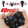 Car Body Bolts U-nut Clips 6mm Hole U-shaped Gaskets for M4/M5 Screws Engine Cover Bumper Fender Liner Fastener Rivet Screws