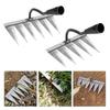 2Pcs Vegetable Gardening Hoe Indispensable Garden Tools 6 Tooth 5