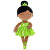 Soft Baby Doll Symphony Mist Gold Ballerina Girl Dream Girl Doll Children Cloth Toy Birthday Gift Green