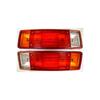 APSMOTIV 2x Tail Lamp Brake Lights Rear Combination Lights Assembly Lamp with 12v Bulbs Suitable for DAF Scania Trucks