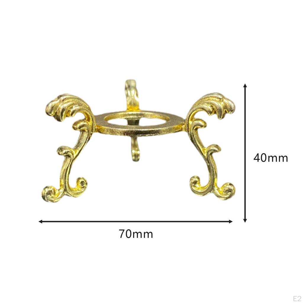Хрустальный шар, подставка для дисплея, стойка для драгоценных камней, декоративный держатель железной сферы, каменный постамент, подставка для дома