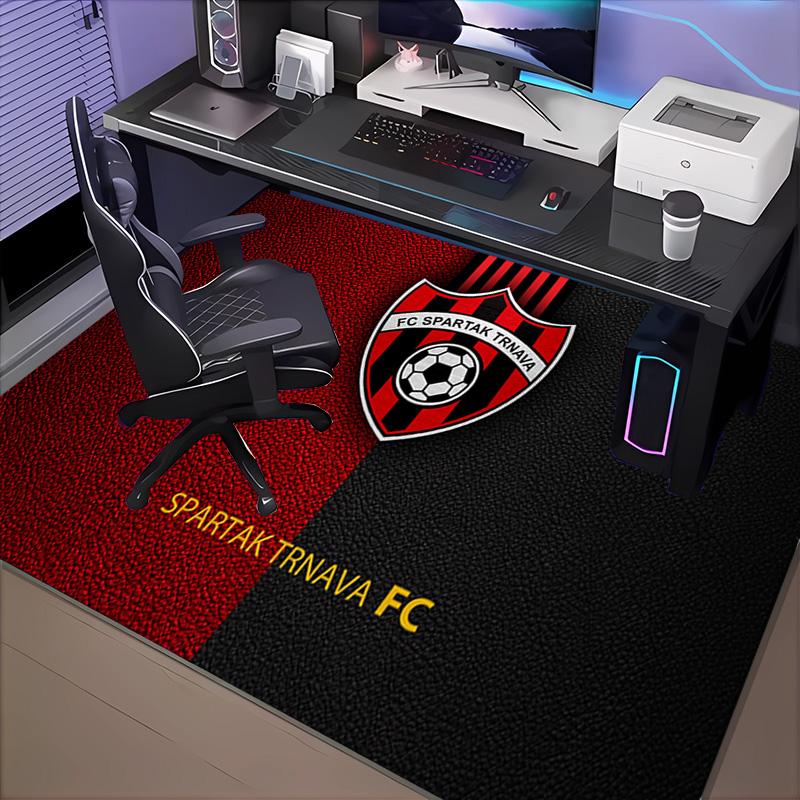 1PC FC Spartak Trnava Rug Game Carpet, Floor Mat for Bedroom Living Room Entryway Rug, Home Decor Idea Gift for Christmas birthday