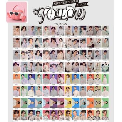 SEVENTEEN FOLLOW Японский тур СНОВА ФОТОКАРТОЧКА ОФИЦИАЛЬНЫЙ Мерч