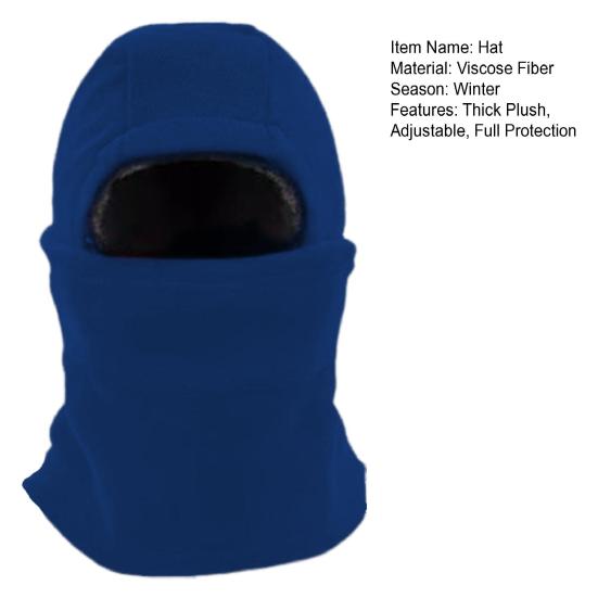 Зимняя велосипедная шапка с защитой для лица, регулируемая, ветрозащитная, толстая, плюшевая, полная защита, утеплитель для шеи, для холодной погоды, головной убор