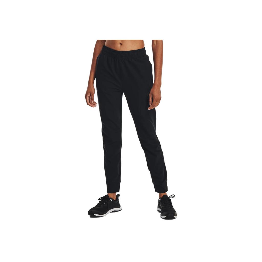 Under Armour Однотонные минималистичные повседневные брюки женские низы черные 1374119-001