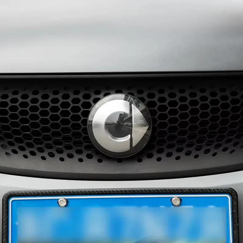 Car Front Rear Logo Cover 3D ABS Protective Emblem Case Moulding Modification Cover For Smart 451 453 Fortwo Forfour Accessories