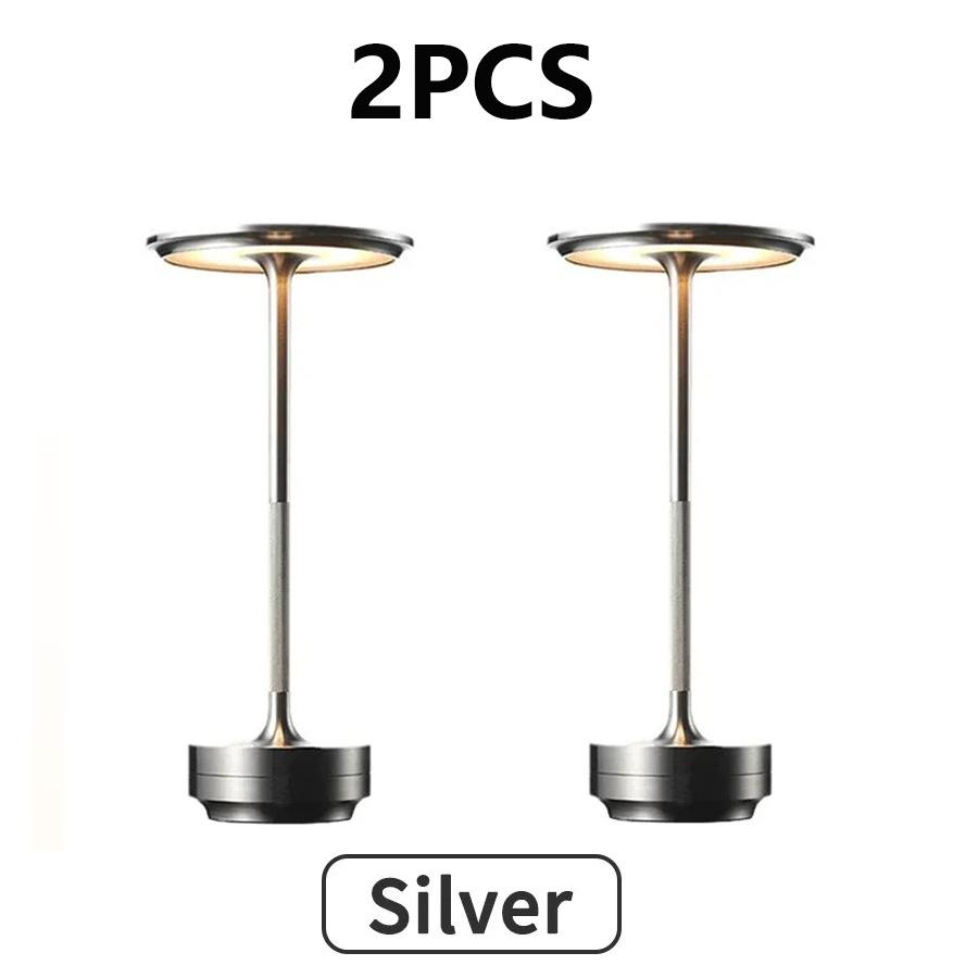 2PCS Rechargeable Wireless Table Lamp for Bedroom Rechargeable Desk Lamp Touch Contrl Camping Candle Creative USB-C Table Lamp