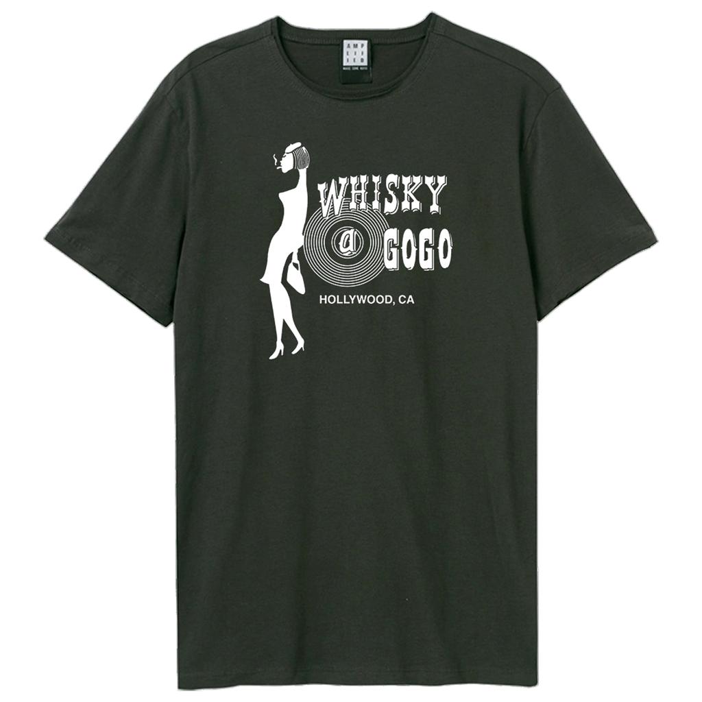 Amplified Unisex Adult Smokin´ Whisky A Go Go T-Shirt