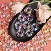 Fashion Pendants Acrylic High Transparency Donuts Beads DIY Jewelry Material Large Aperture 24.2mm 10Pcs Bracelet Necklace Accessories Charms