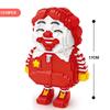 Fat Clown Mcdonalds Ronald Figures Micro Diamond Block Cartoon Building Bricks Assemble Bricks Model Nanobricks Toys for Gifts
