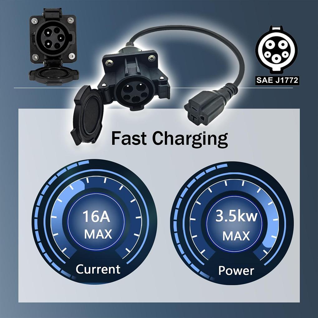 J1772 To Nema 5-15/5-20 Discharger Discharger Connector Adapter Electric Vehicle Connector Adapter