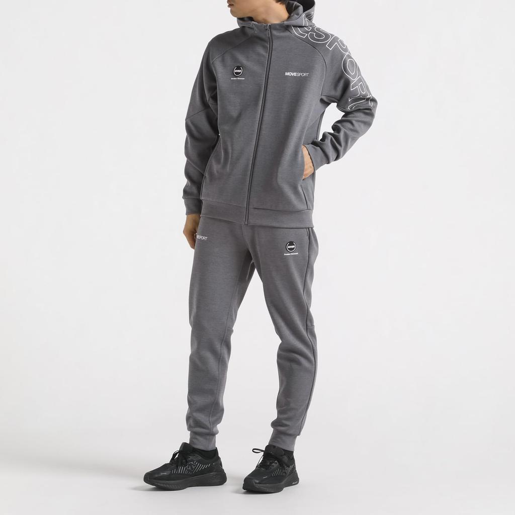 Толстовка Descente с застежкой-молнией SHIELD Allover Pattern MVSP ветрозащитная, сохраняющая тепло, эластичная, впитывающая пот, для тренировок 3 л [Move Sports] (и то и другое