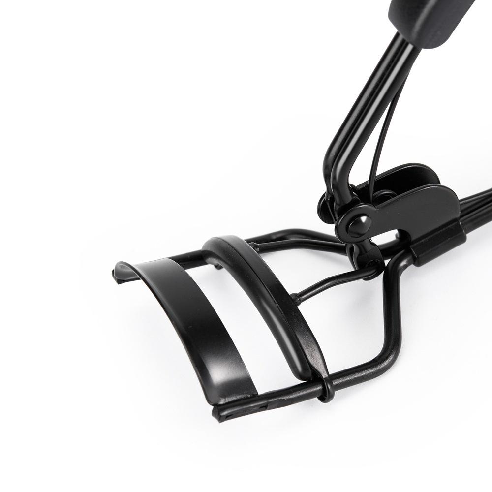 Удобные широкоугольные щипцы для завивки ресниц из нержавеющей стали, частичная завивка, аппликатор для ресниц с резиновой подушечкой, помощник для ресниц, косметический инструмент для укладки, макияж