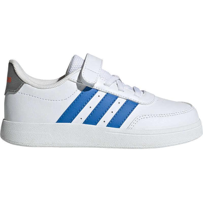 New Adidas BREAKNET 2.0 Anti-Slip Wear-Resistant Low-Top Kids' Skateboarding Shoes White Kids' JI0963
