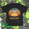 Новая футболка с логотипом хлопьев Quisp, американская, смешная, размеры от S до 5XL