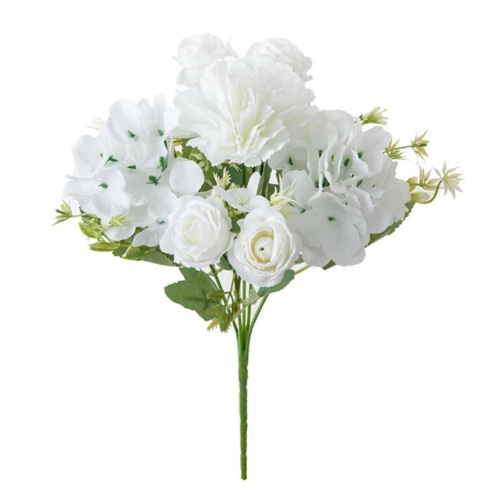Silk Silk Artificial Flowers Vase Decorations Wedding Wreath Bridal Bouquet Wedding Ceremony