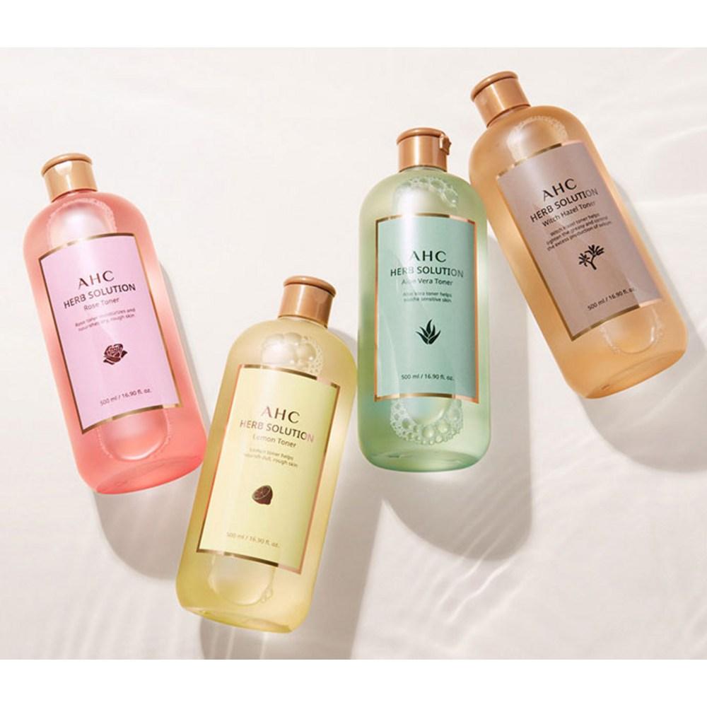 AHC Herbal Solution Rose Toner AD2, 500ml, 1 Piece