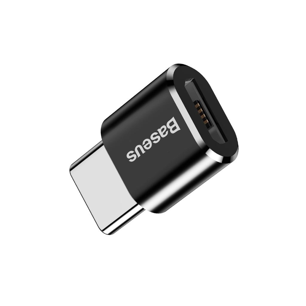 Baseus Micro USB to USB-C Compact Adapter - Black