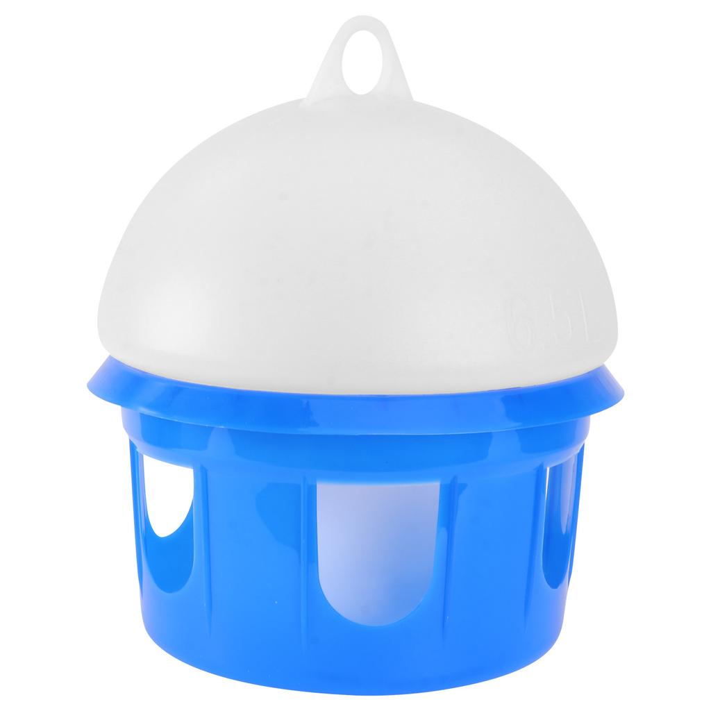 6.5L Auto Drink Dispenser for Birds Heavy Duty Water Feeder Suitable Parrot Pigeon Cage Outdoor Indoor Cleaning Convenient White