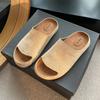 Ретро-ремень с одним словом Boken, женская обувь 2025 года, весна-лето, новые повседневные универсальные тапочки на мягкой подошве, женские тапочки Boken