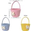Cartoon Easter Gift Basket Cotton Thread Long Handle Gift Storage Basket Hand-Woven Multi-Purpose Handheld Woven Basket