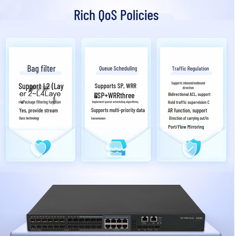 H3C S5560S-28F-EI 24-Port Gigabit Layer 3 Core Switch