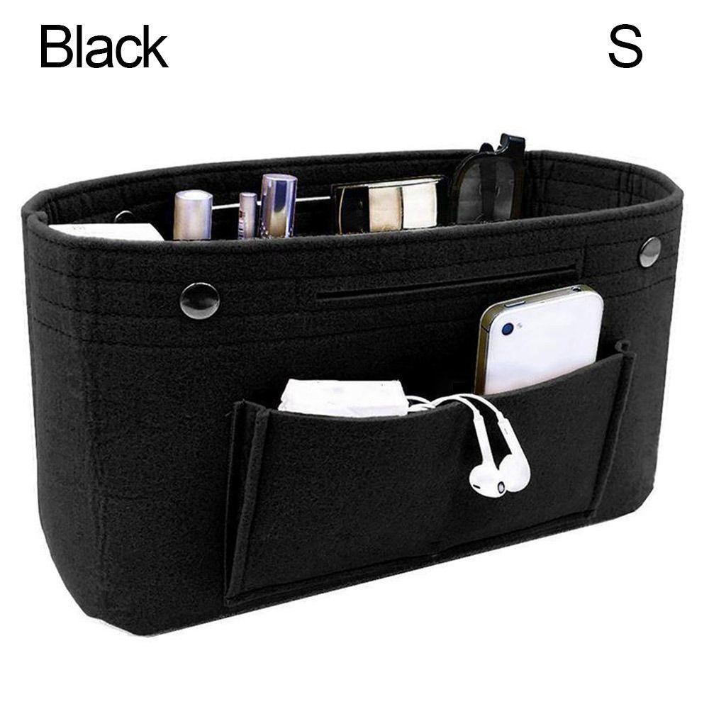 Portable Travel Bag Insert Pouch Inner Bag Felt Insert Bag Purse Liner Handbag Insert Bag