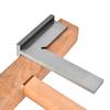 Angle Ruler Engineer Square High Accuracy Stainless Steel 90 Degree with Seat(150x100mm)