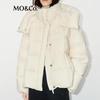 MO&Co. Women's 90% Duck Down Puff Jacket with Detachable Hood