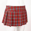 Women's Schoolgirls Plaid Uniforms High Waist Pleated Mini Shorts Skirts Cosplay Costume