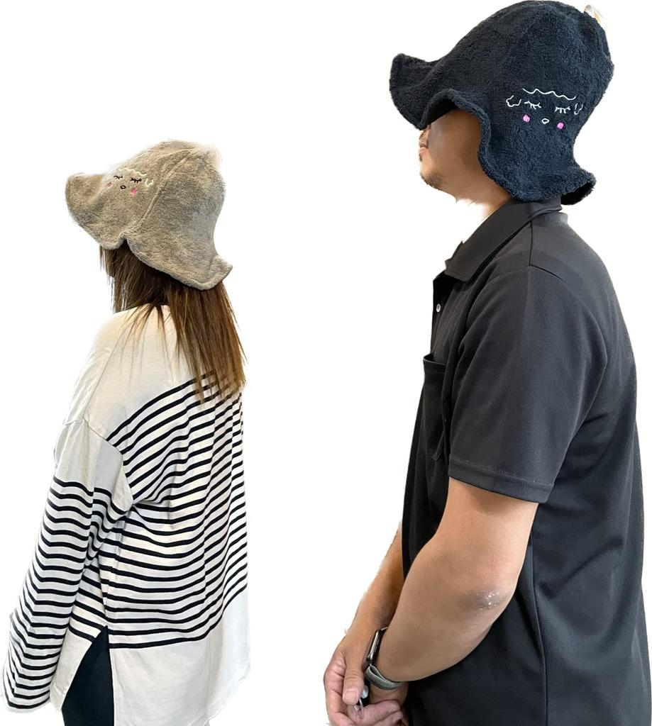 The Imabari Towel Sauna Hat [Marie Sheep] (gray)