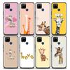 Lovely Cartoon Giraffe Animal Phone Case For OPPO Realme 5 6 7 7i 8 8i 9 9i V25 F9 F17 F19 5G 4G Pro Narzo Speed Cover Fundas