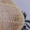 JOYINLED Ротанговый Потолочный Люстра Свет Стиль Ваби-саби Ретро Юго-Восточная Азия Подвесной Светильник 60/80см Бежевый Черный Светильник