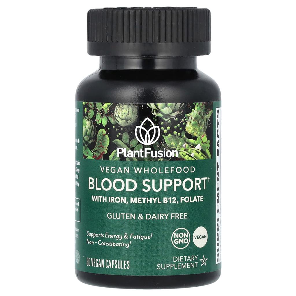 Vegan Natural Food, Blood Support, 60 Veggie Capsules