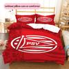 PSV logo Pattern Bedding Home Decoration Birthday Gift ( 1 duvet cover + 2 pillowcase, without core),fan merchandise.