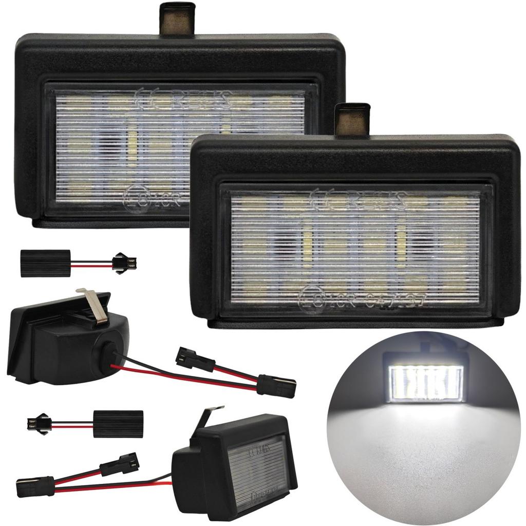 2 szt lampki rejestracji LED kompatybilne z Mercedes ML, GL, Smart Roadster Off-Road