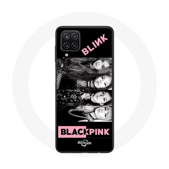 Coque pour Samsung Galaxy A12 Blackpink Square One Album Affiche Chanson BOOMBAYAH