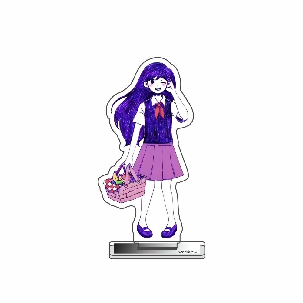 Игра Omori 10 см Акриловая фигурка SUNNY HERO KEL BASIL Стоячая модель Настольное украшение Коллекция фанатов Подарок Брелок