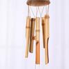 6 Tubes Bamboo Wind Chime Natural Coconut Shell Wind Chimes Handmade Wind Chime