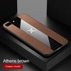 Huawei Honor 10i/Mate 20 Lite/P40 Lite uchun mato qopqoq, Samsung Galaxy A71/Xiaomi Redmi 10X/Meizu 17 Luxury uchun smartfon orqa qopqog'i uchun himoya teri