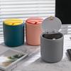 Plastic Table Desktop Garbage Basket Office Trash Can Mini Waste Bin Barrel Box