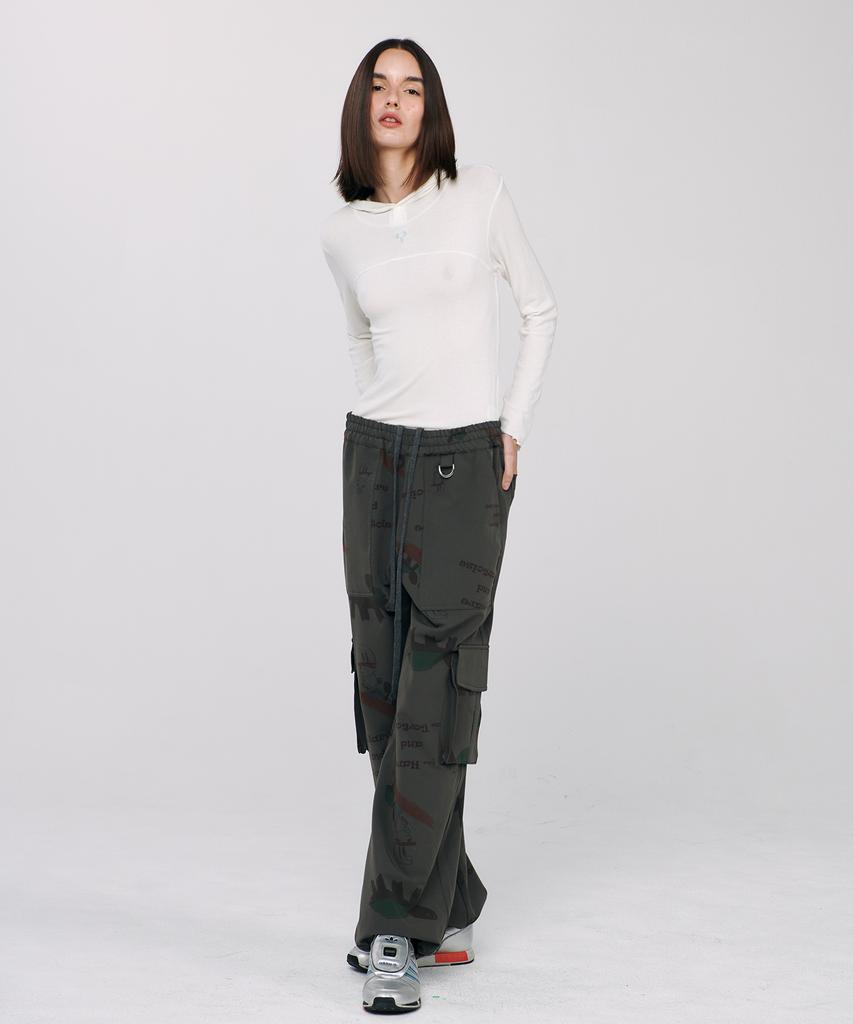 TWENTY FOUR T Rabbit And Turtle Cargo Banding Pants