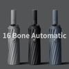 Reinforced 16 Bone Fully Automatic Umbrella for Men, Large Windproof Strong, Shade UV, Sunny and Rainy Umbrella Wind Resistant