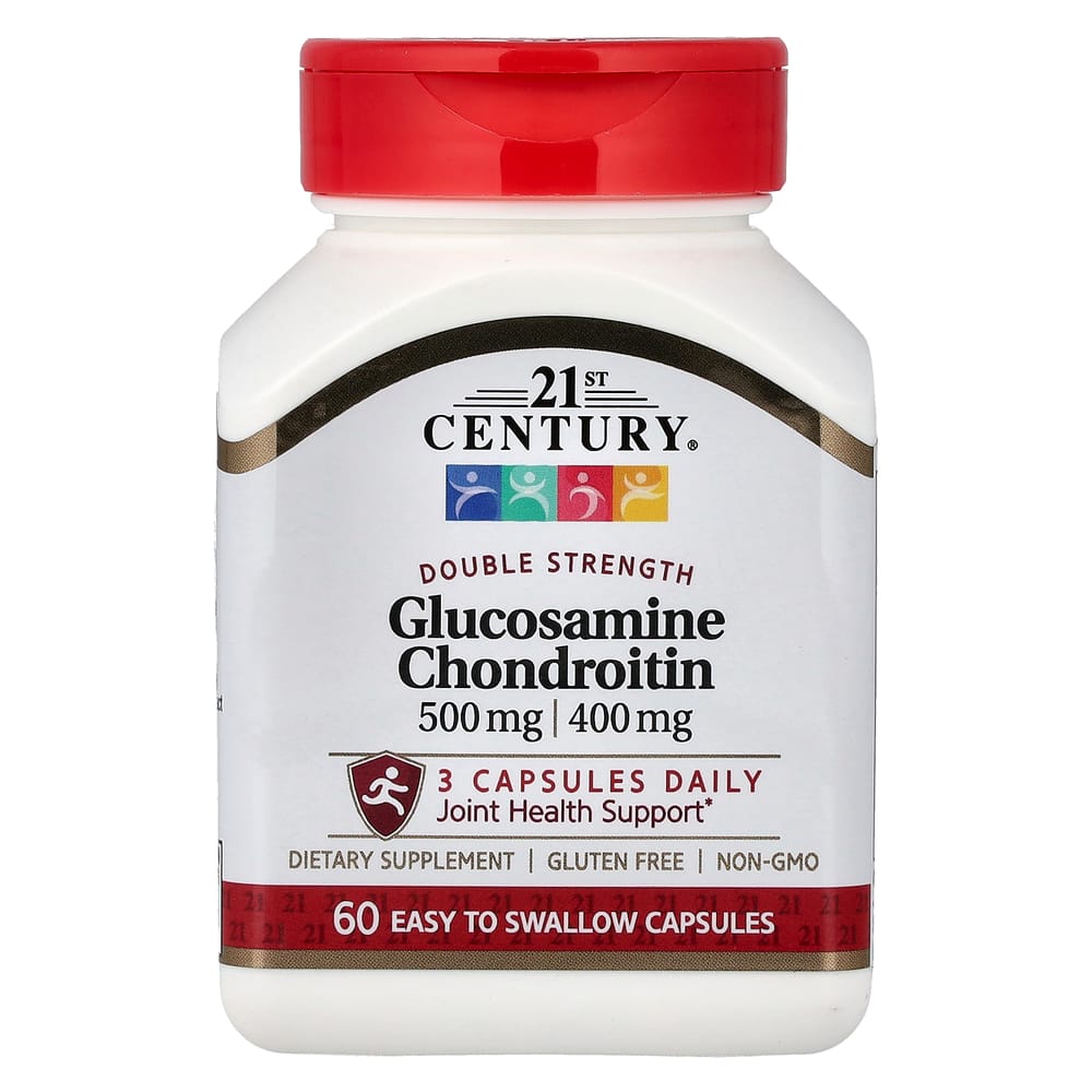 21st Century Sentry Glucosamine Chondroitin 1500mg 1200mg Easy Capsules, 60 Count