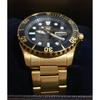 Used Rare! Scarce! SEIKO 5 SPORTS Automatic Overseas Model Gold Made in Japan SNZF22J1
