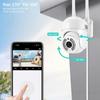 5MP PTZ Wifi камера наружное домашнее видеонаблюдение беспроводные IP камеры HD цветное ночное видение безопасность-защита ICse