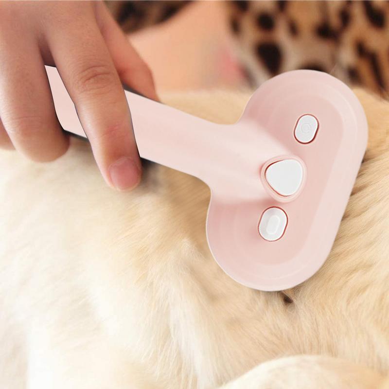 Pet Steamer Brush Detangling Massage Grooming Comb for Cat dog Pet Spray Hair Removal Comb for Small Medium Animals