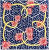 Luxury Brand Big Size Scarf Women Square Twill Silk Scarf Camellia Flower Design Scarf Shawl Bandanas  130*130CM