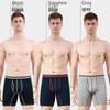 Langsha Men's 3-Pack Cotton Anti-Chafe Boxer Briefs
